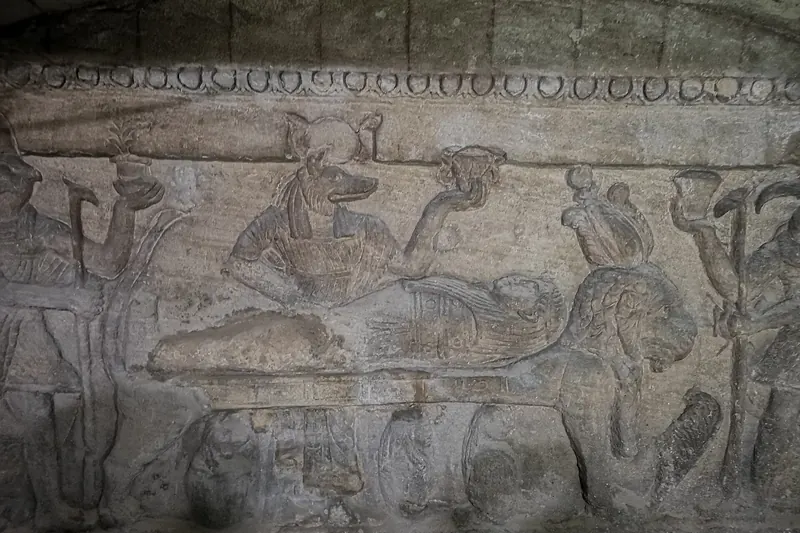 The Catacombs of Kom el Shoqafa in Alexandria