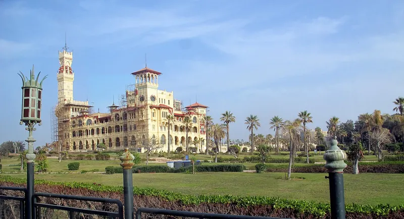 Montaza Palace and its gardens in Alexandria
