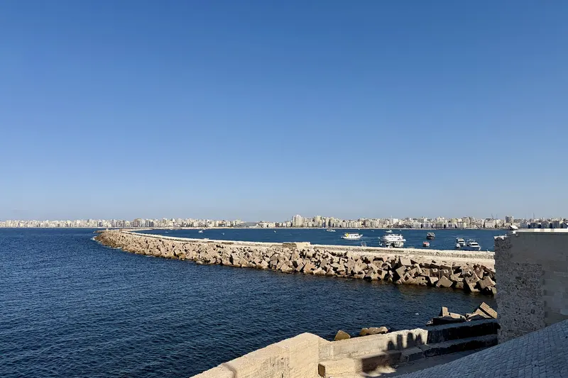 Alexandria viewed from Qaitbay Citadel