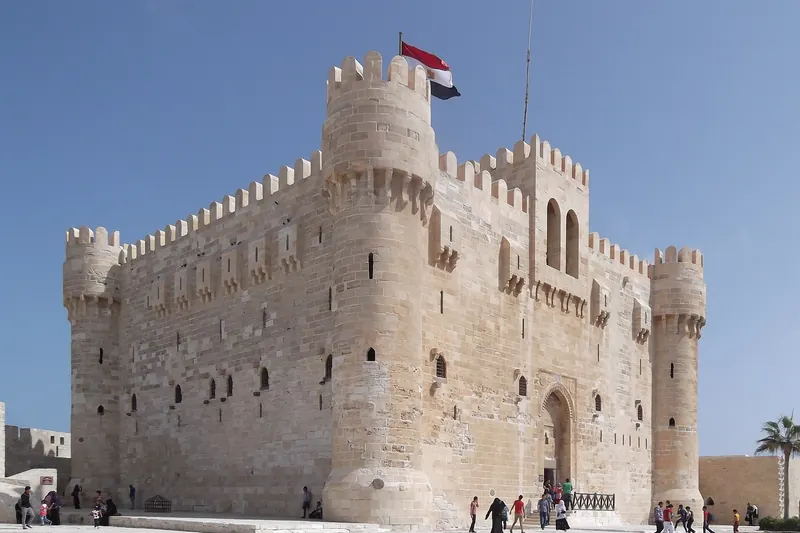 The ramparts of Qaitbay Citadel