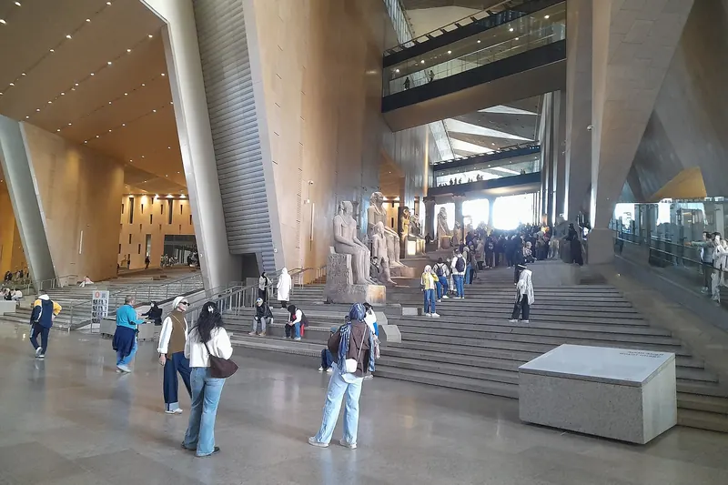 The Grand Egyptian Museum near Giza