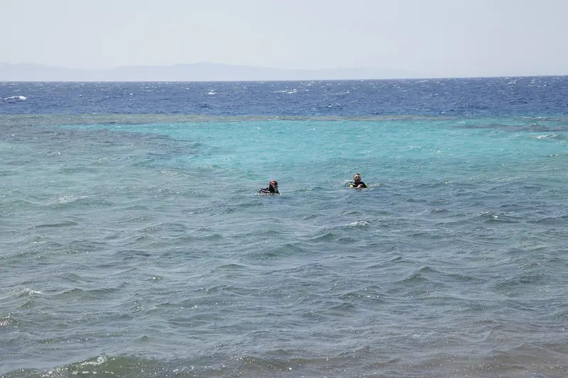 The bay at Dahab's Canyon dive site