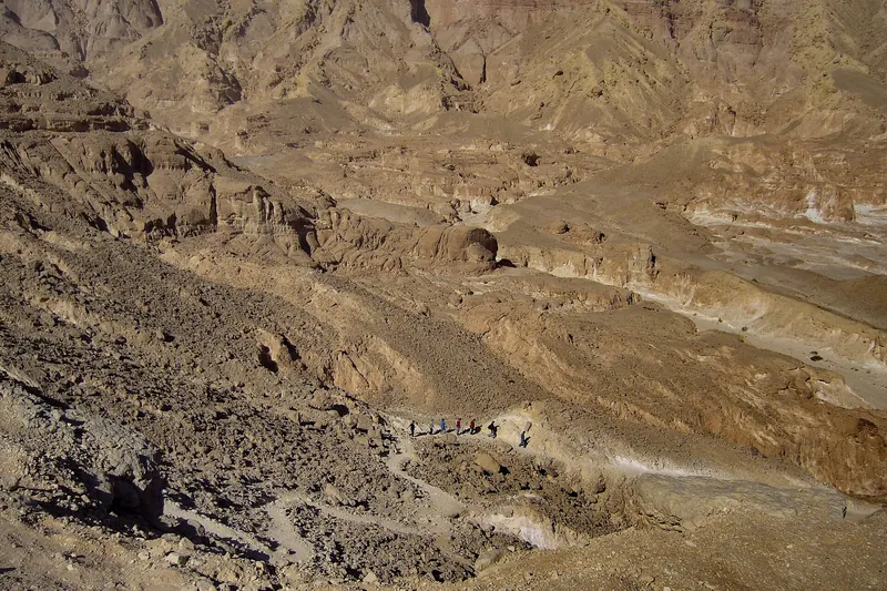 The Coloured Canyon inland from Dahab