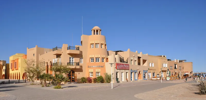 The lagoon town of El Gouna near Hurghada