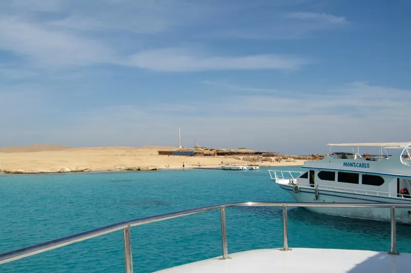 A boat trip to Giftun Island near Hurghada