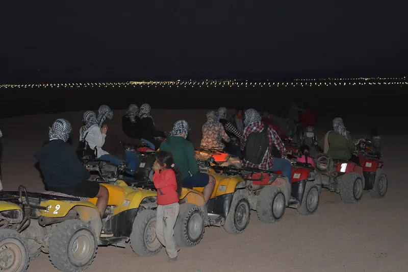 A desert safari near Hurghada