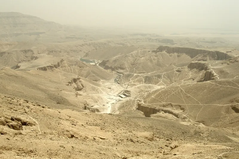 The Valley of the Kings near Luxor