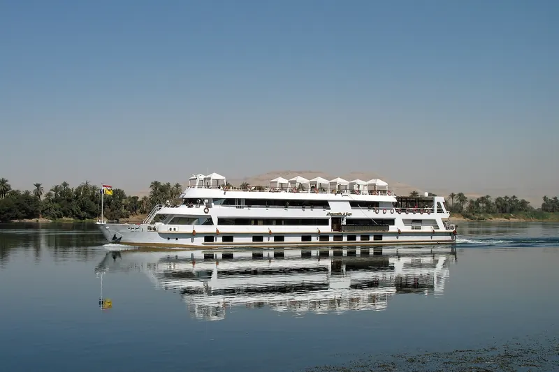Sailing on a Nile cruise boat