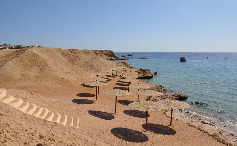 The beach at Naama Bay