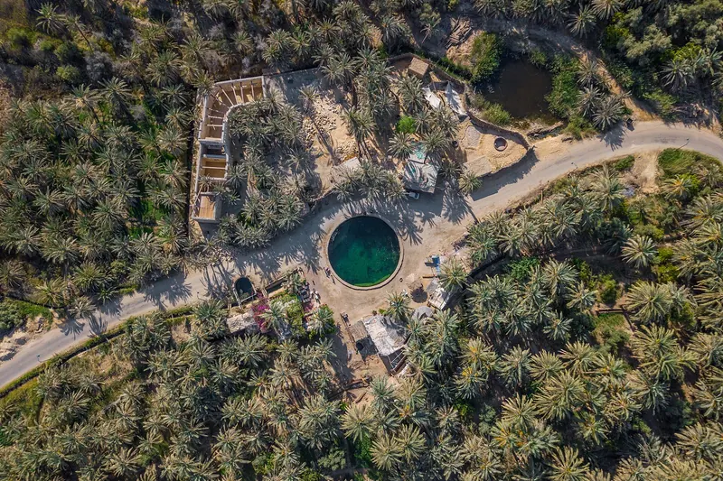 Cleopatra's Spring, also known as the Spring of Juba, in Siwa