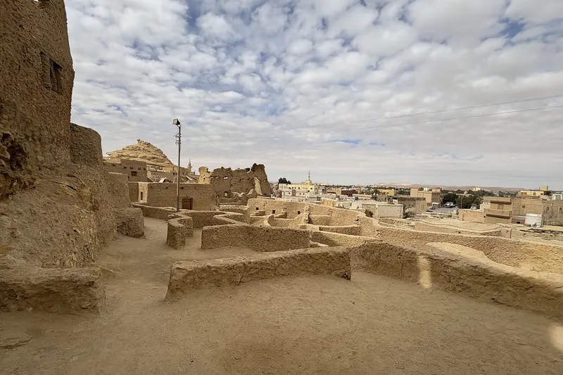 Shali Fortress at sunset in Siwa