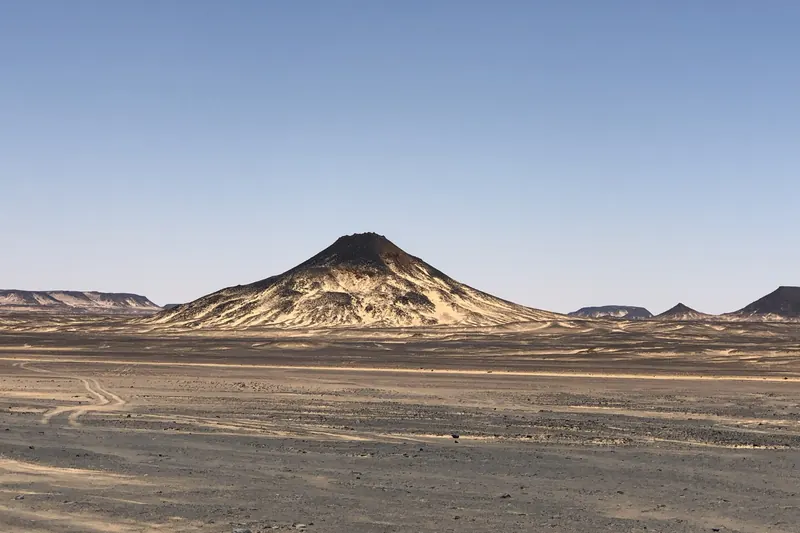 The volcanic hills of Egypt's Black Desert