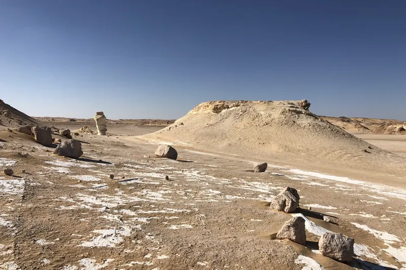 Quartz crystal outcrops at Crystal Mountain