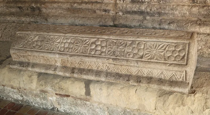 The cloister of the collegiate church in Saint-Émilion