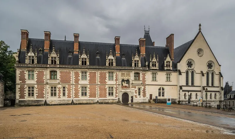 The Louis XII wing of the royal château at Blois