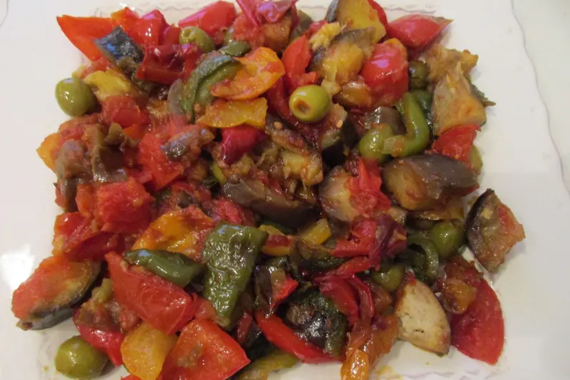 A dish of ratatouille