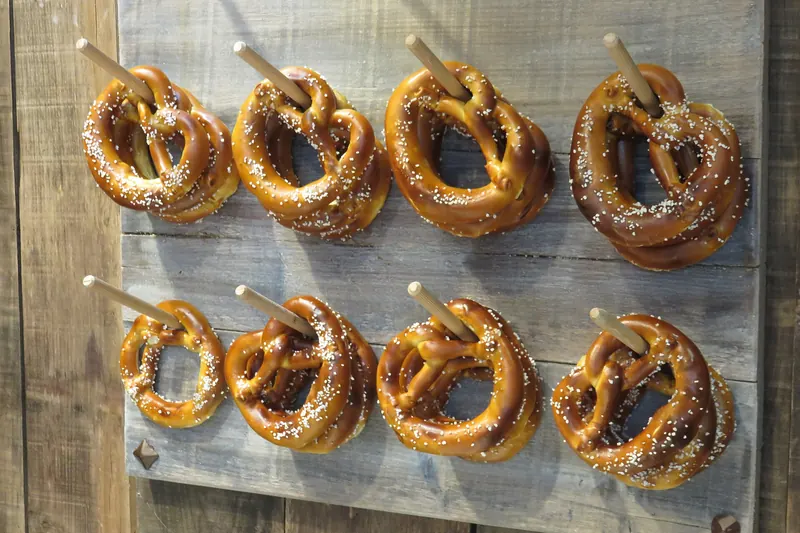 A salted Alsatian bretzel