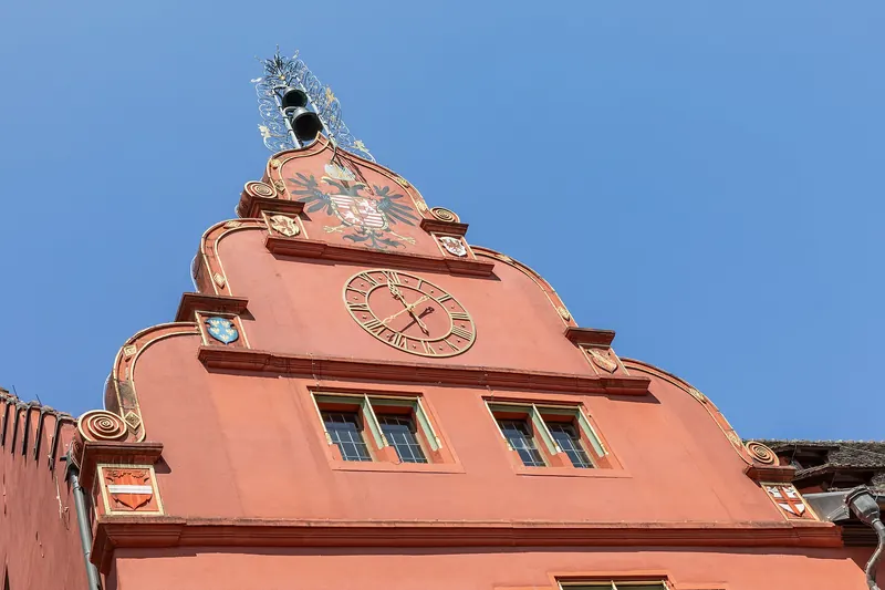 Freiburg's historic old town square