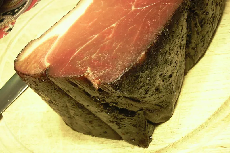 Traditionally smoked Black Forest ham