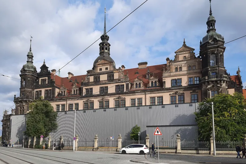 The Residenzschloss palace, home to Dresden's Green Vault treasure collection