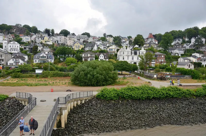The staircase-laced Treppenviertel quarter in Blankenese