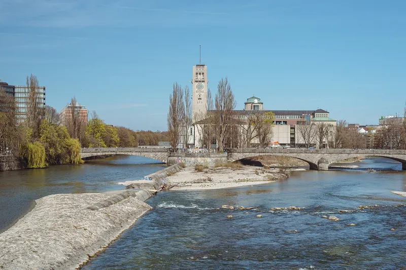 The exterior of the Deutsches Museum in Munich