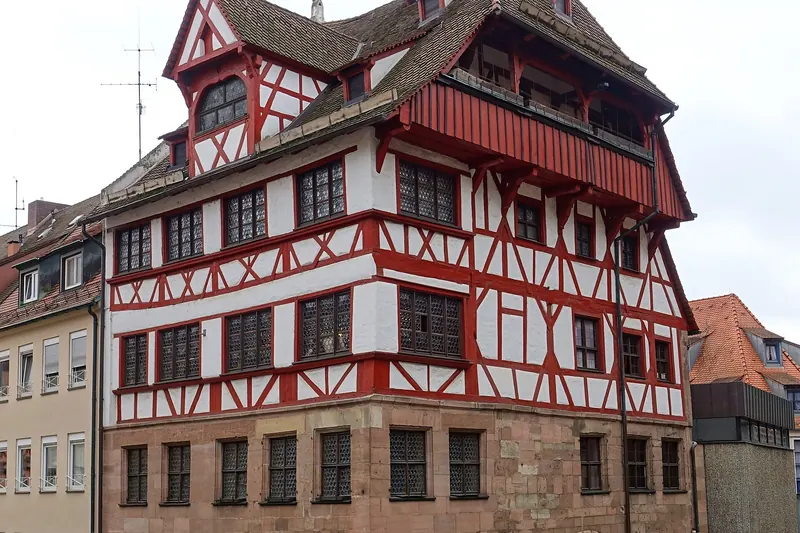 The Albrecht Dürer House on Tiergärtnerplatz in Nuremberg