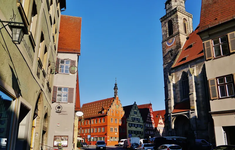 Dinkelsbühl's historic market square