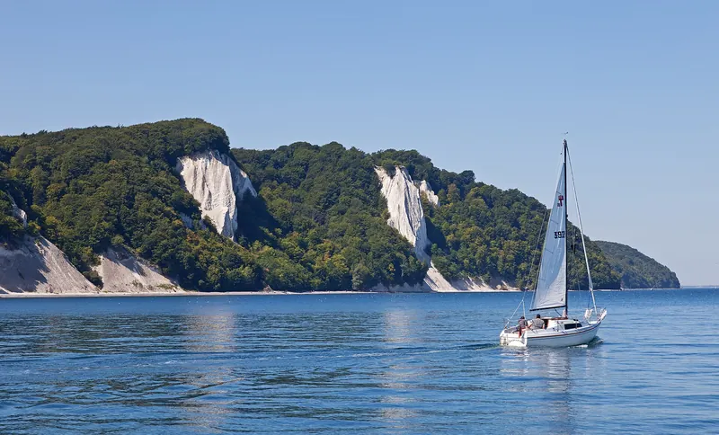 The Königsstuhl chalk cliff formation and Viktoria-Sicht viewpoint