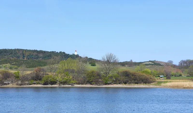 The shoreline of Hiddensee, Rügen's car-free neighbouring island