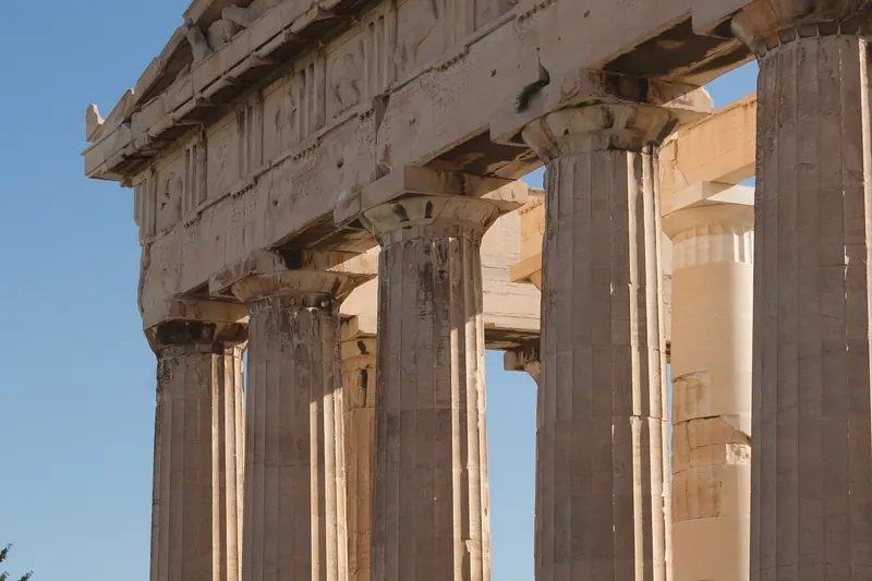 The Parthenon on the Acropolis in Athens