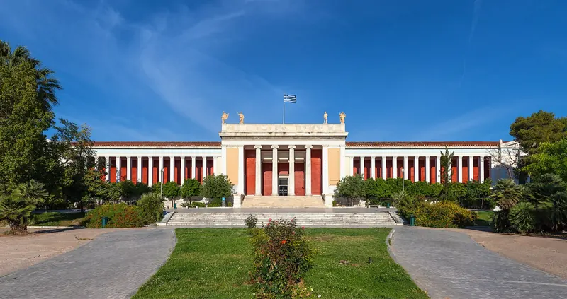 The National Archaeological Museum building in Athens
