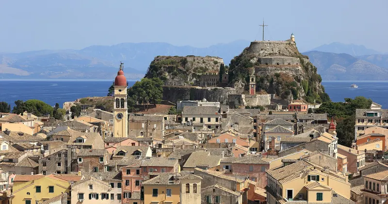 The Old Fortress above Corfu's Old Town