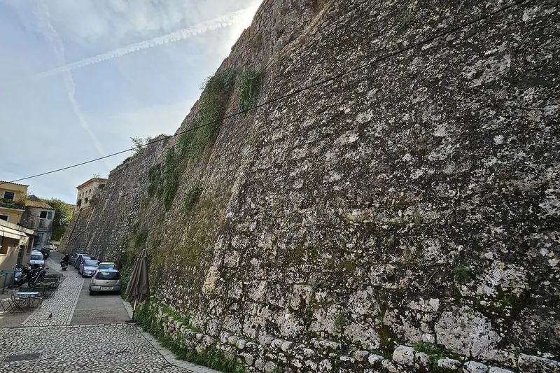 The New Venetian Fortress above Corfu's Old Town