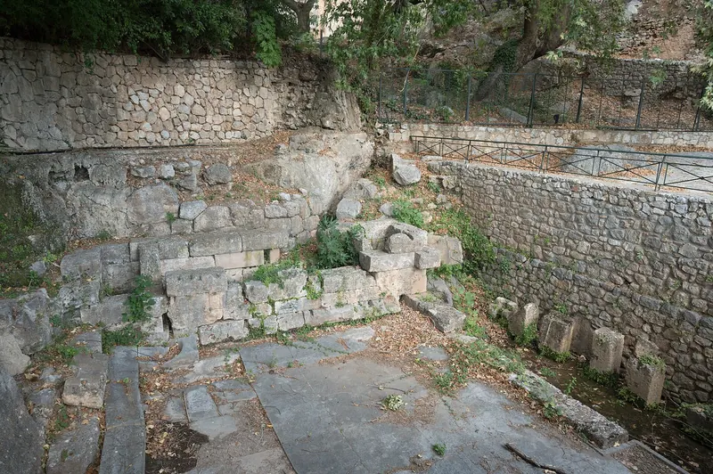 The cistern at the Castalian Spring near Delphi
