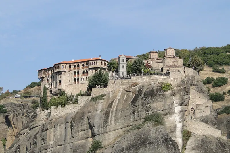 The Great Meteoron Monastery, the largest and oldest at Meteora