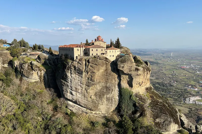 St. Stephen Monastery, reached via a bridge rather than steps