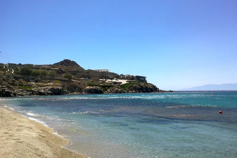 Paradise beach, one of Mykonos' famous beach club beaches