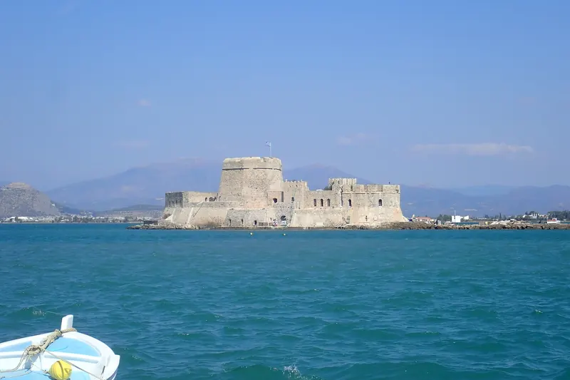The small Venetian island castle of Bourtzi