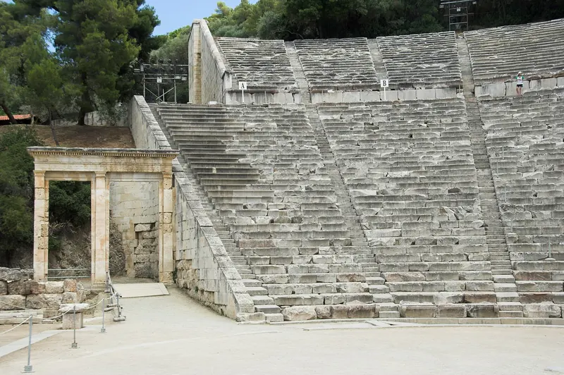 The ancient Theatre of Epidaurus