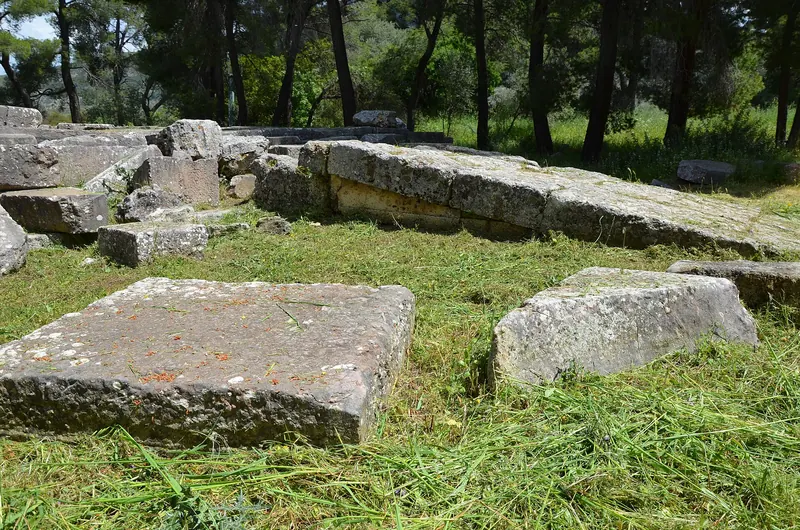 The ruins of the Sanctuary of Asklepios at Epidaurus