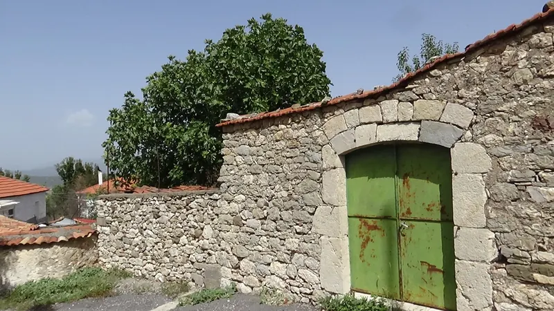 A traditional stone house in an Arcadian mountain village
