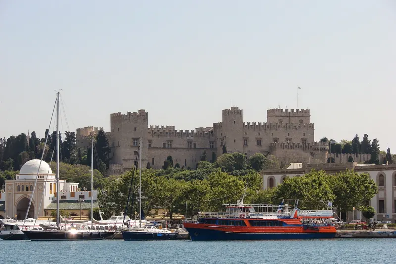 The fortified Palace of the Grand Master in Rhodes