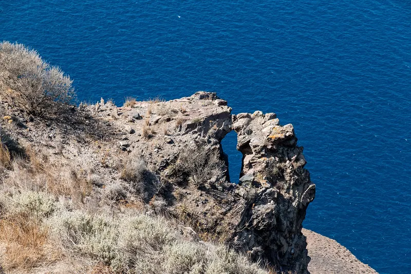 Fira perched on Santorini's caldera rim