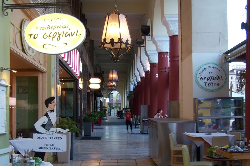 Cafes at Aristotelous Square in Thessaloniki