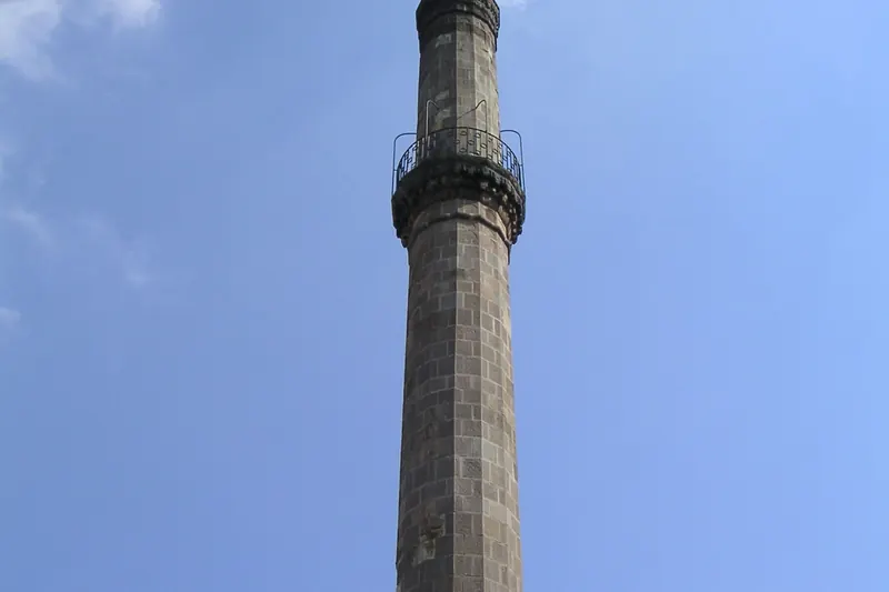 The tall stone minaret in Eger