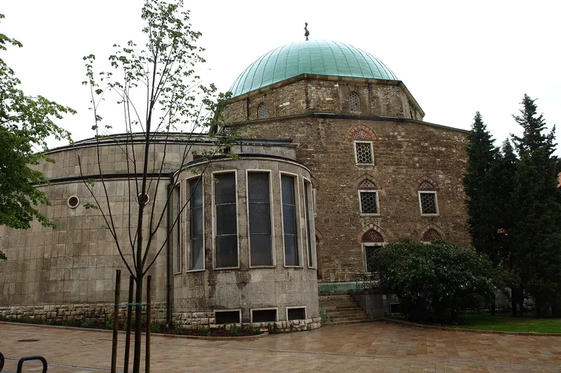The domed Mosque-Church of Gazi Kasim Pasha in Pécs
