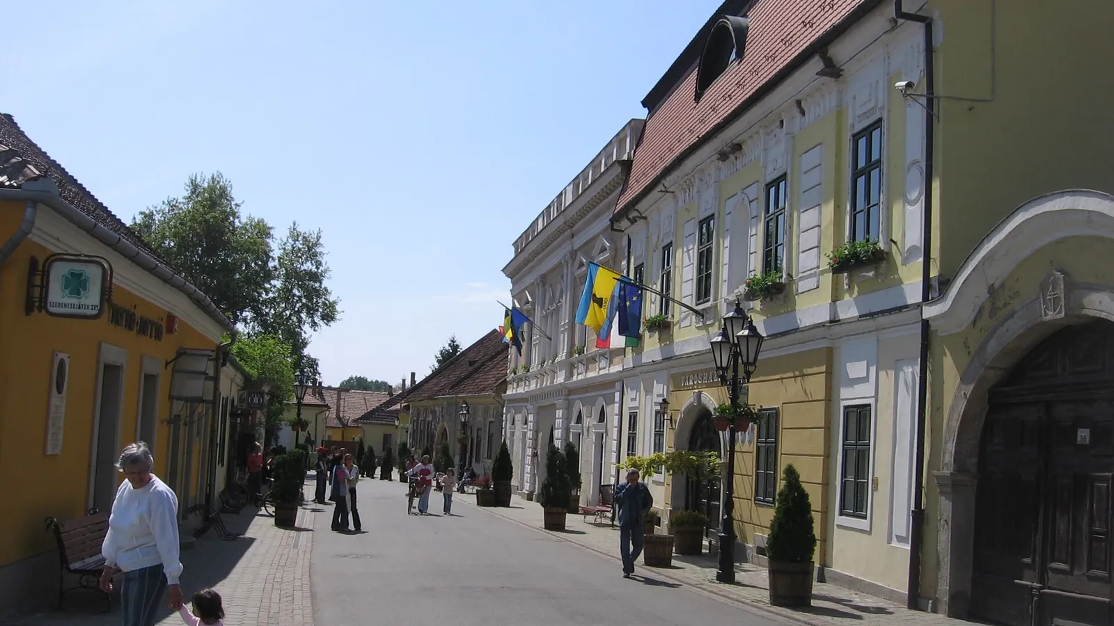 The town hall of Tokaj on the main square