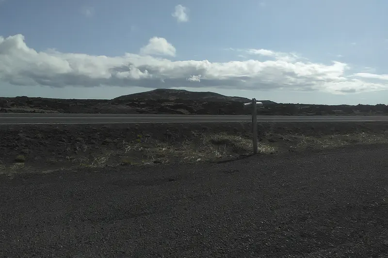 Weathered volcanic lava terrain on the Reykjanes Peninsula