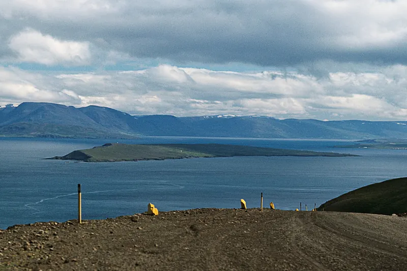 Vigur Island in Ísafjarðardjúp fjord, home to a working farm and seabird colonies